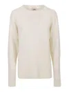 Eleven88 V-neck Sweater In White