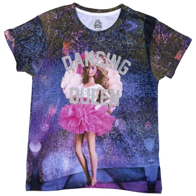 Elevenparis Little Eleven Paris Barbie "dancing Queen" Graphic T-shirt In White