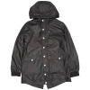 ELEVENPARIS LITTLE ELEVEN PARIS BOYS BLACK HARKA OUTWEAR