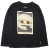 Elevenparis Little Eleven Paris Boys Black Mouth T-shirt In Black