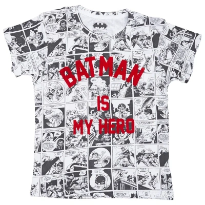 Elevenparis Little Eleven Paris Boys White Batman T-shirt