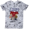 Elevenparis Little Eleven Paris Boys White Gossamer Short Sleeve T-shirt In White