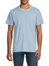 Elevenparis Mens Crackle Knit T-shirt In Plein Air