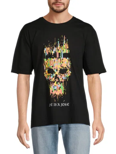 Elevenparis Men's Skull Graphic Crewneck T Shirt In Black