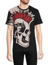Elevenparis So Punk Knit Printed T-shirt In Black