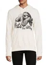 ELEVENPARIS MEN'S WHATS THE HURRY SLOTH PULLOVER HOODIE