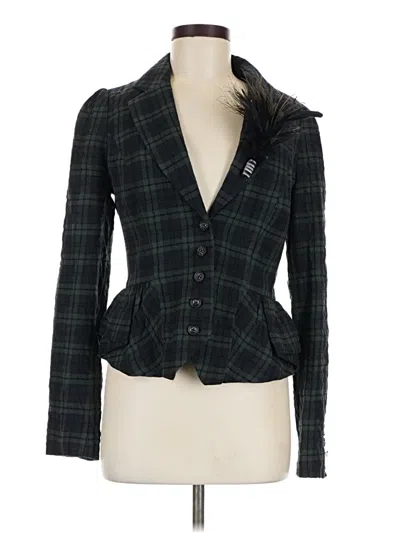 Pre-owned Elevenses Blazer Jacket In Green