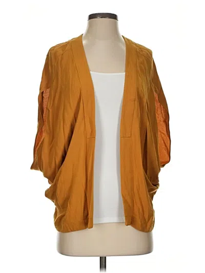 Pre-owned Elevenses Cardigan Sweater In Orange