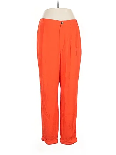 Pre-owned Elevenses Casual Pants In Orange