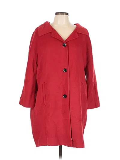 Pre-owned Elevenses Coat In Red