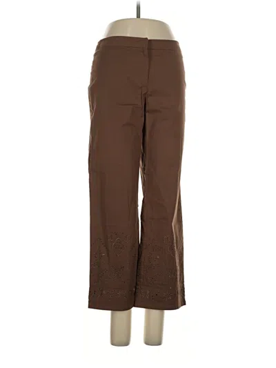 Pre-owned Elevenses Dress Pants In Brown