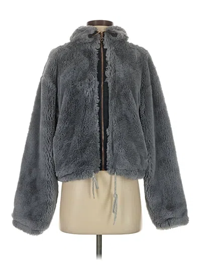 Pre-owned Elevenses Faux Fur Jacket In Gray
