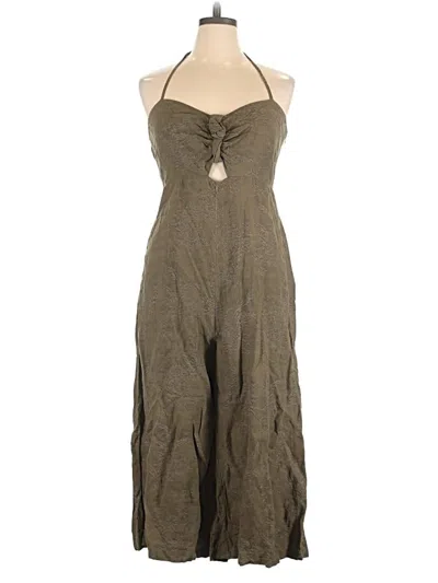 Pre-owned Elevenses Jumpsuit In Brown
