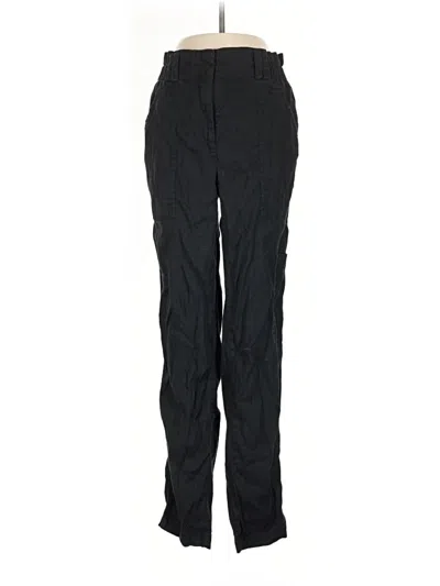 Pre-owned Elevenses Linen Pants In Black