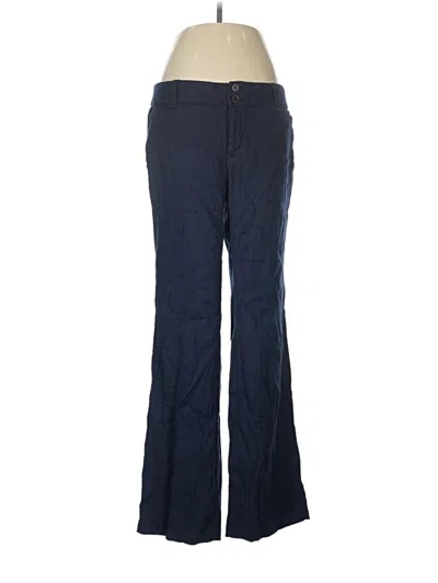 Pre-owned Elevenses Linen Pants In Blue