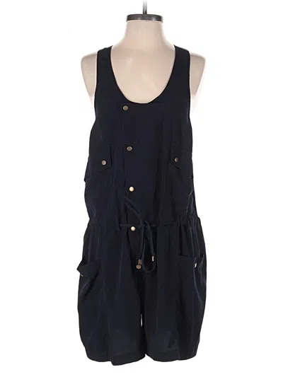 Pre-owned Elevenses Romper In Blue