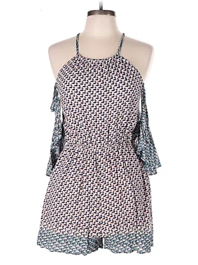 Pre-owned Elevenses Romper In Blue