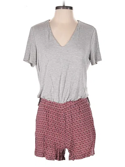 Pre-owned Elevenses Romper In Gray