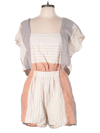 Pre-owned Elevenses Romper In Gray