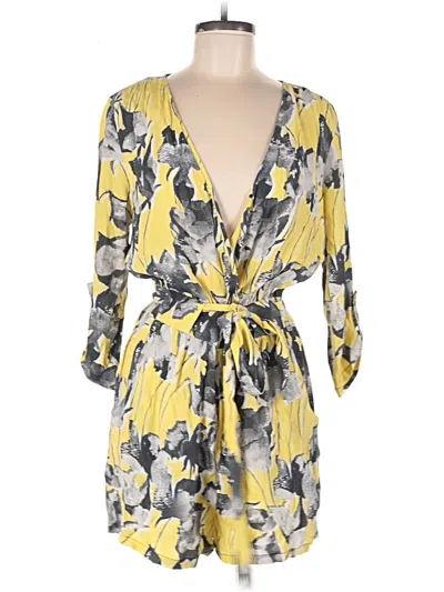 Pre-owned Elevenses Romper In Yellow