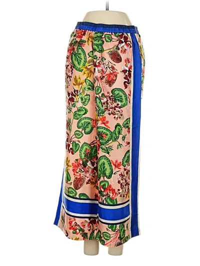 Pre-owned Elevenses Silk Pants In Gold