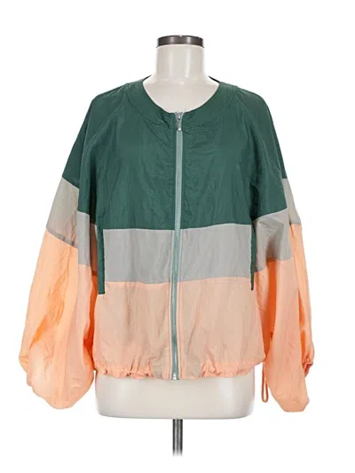 Pre-owned Elevenses Windbreaker Jacket In Green