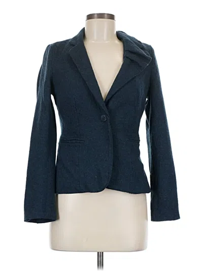 Pre-owned Elevenses Wool Blazer Jacket In Blue