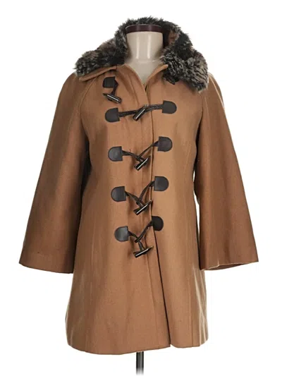 Pre-owned Elevenses Wool Coat In Brown
