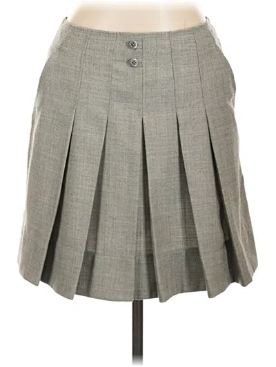 Pre-owned Elevenses Wool Skirt In Gray