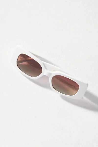 Eleventh Hour Maryssa Polarized Sunglasses In White