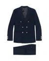Eleventy Double-breasted Wool-blend Suit