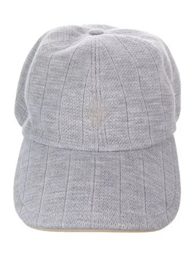 Pre-owned Eleventy Adjustable Cotton Baseball Cap In Grey