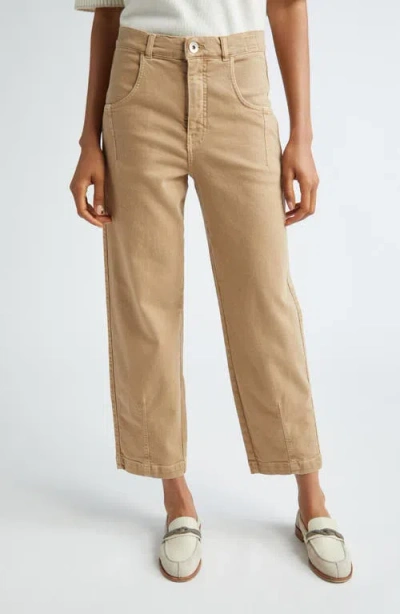 Eleventy Ankle Jeans In 04 Camel
