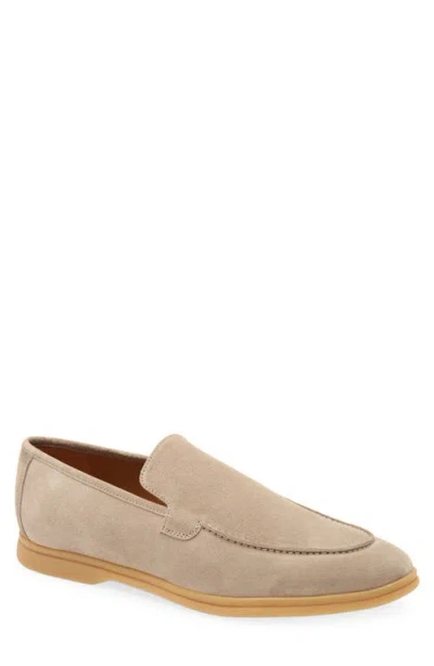 Eleventy Apron Toe Loafer In Brown