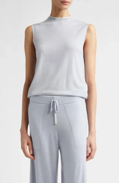 Eleventy Avalon Travel Merino Wool Hoodie In Gray