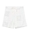 Eleventy Bandana-print Swim Shorts In White