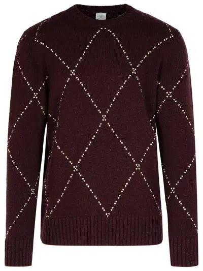 Eleventy Bardeaux Wool Sweater In Red
