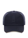 Eleventy Wool Baseball Cap In Blue