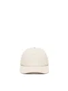 Eleventy Baseball Cap With Embossed Logo In Beige