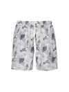 Eleventy Grey Sea Beach Boxer In Grey