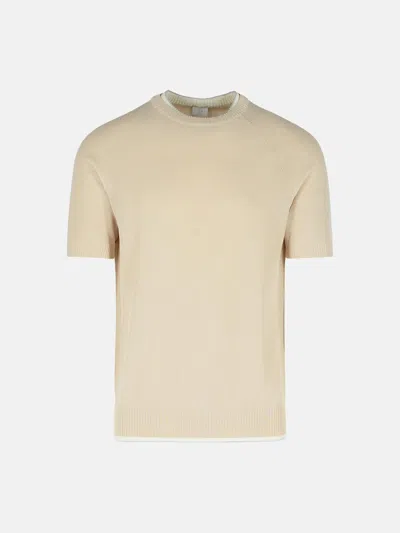 Eleventy Beige Cotton T-shirt