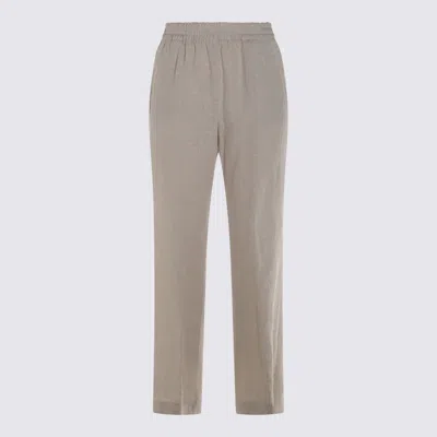 ELEVENTY BEIGE LINEN PANTS