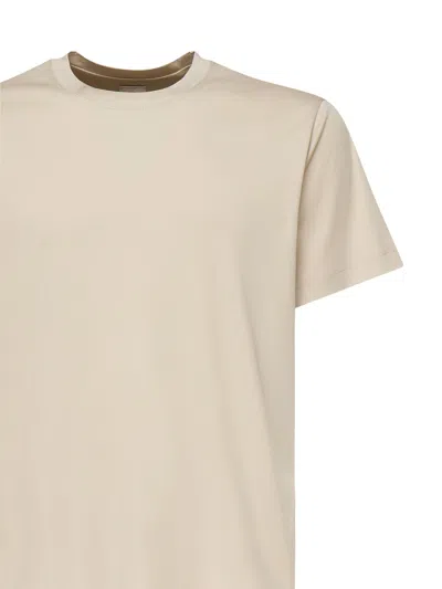 Eleventy Beige Modal Cotton Jersey T Shirt