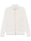 Eleventy Beige Sharkskin Jacket In Beige
