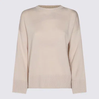 Eleventy Beige Wool Knitwear In Multicolor