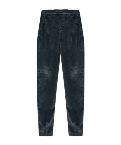 Eleventy Belt Loop Casual Pants In Black