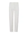 Eleventy Belt-loops Straight Trousers In White