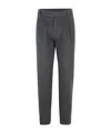 Eleventy Black Cotton Trousers