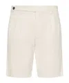 Eleventy Belt Loop Shorts In Neutral