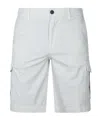 Eleventy Belt Loop Shorts In White